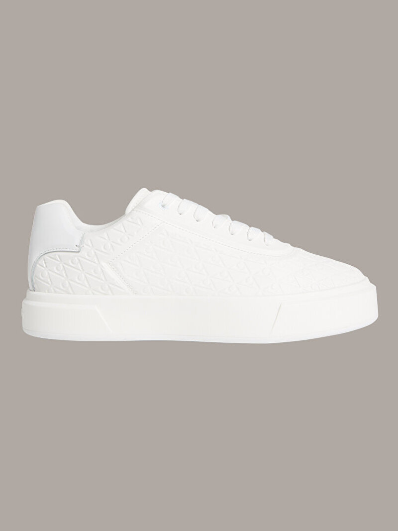 Calvin Klein Beyaz Renkli Erkek Basket Cup Sneaker