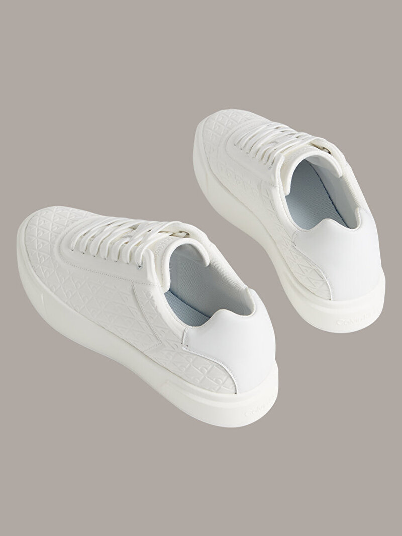 Calvin Klein Beyaz Renkli Erkek Basket Cup Sneaker