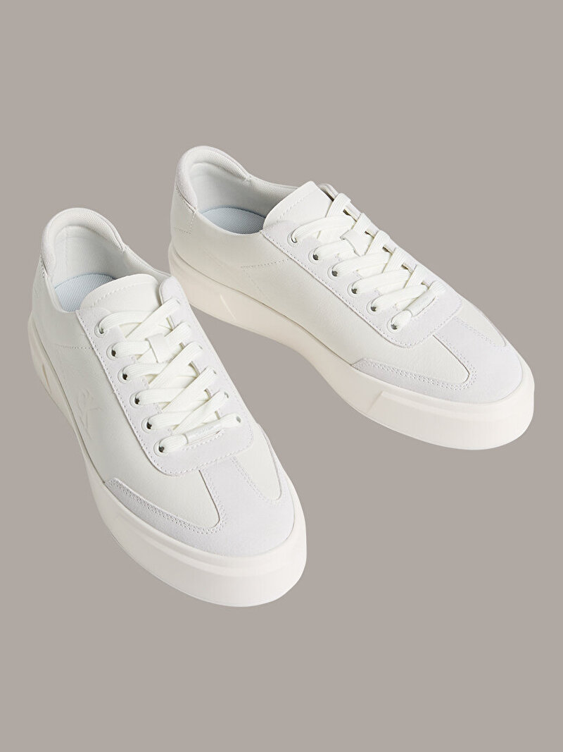 Calvin Klein Beyaz Renkli Erkek Basket Cupsole Sneaker