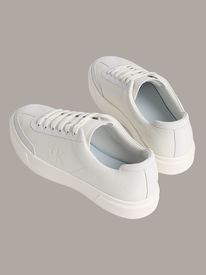 Calvin Klein Beyaz Renkli Erkek Basket Cupsole Sneaker