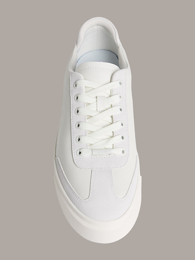 Calvin Klein Beyaz Renkli Erkek Basket Cupsole Sneaker