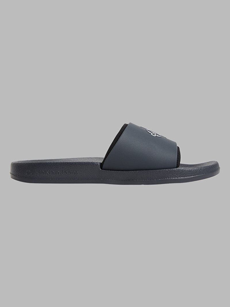 Calvin Klein Lacivert Renkli Erkek Essential Rubber Terlik