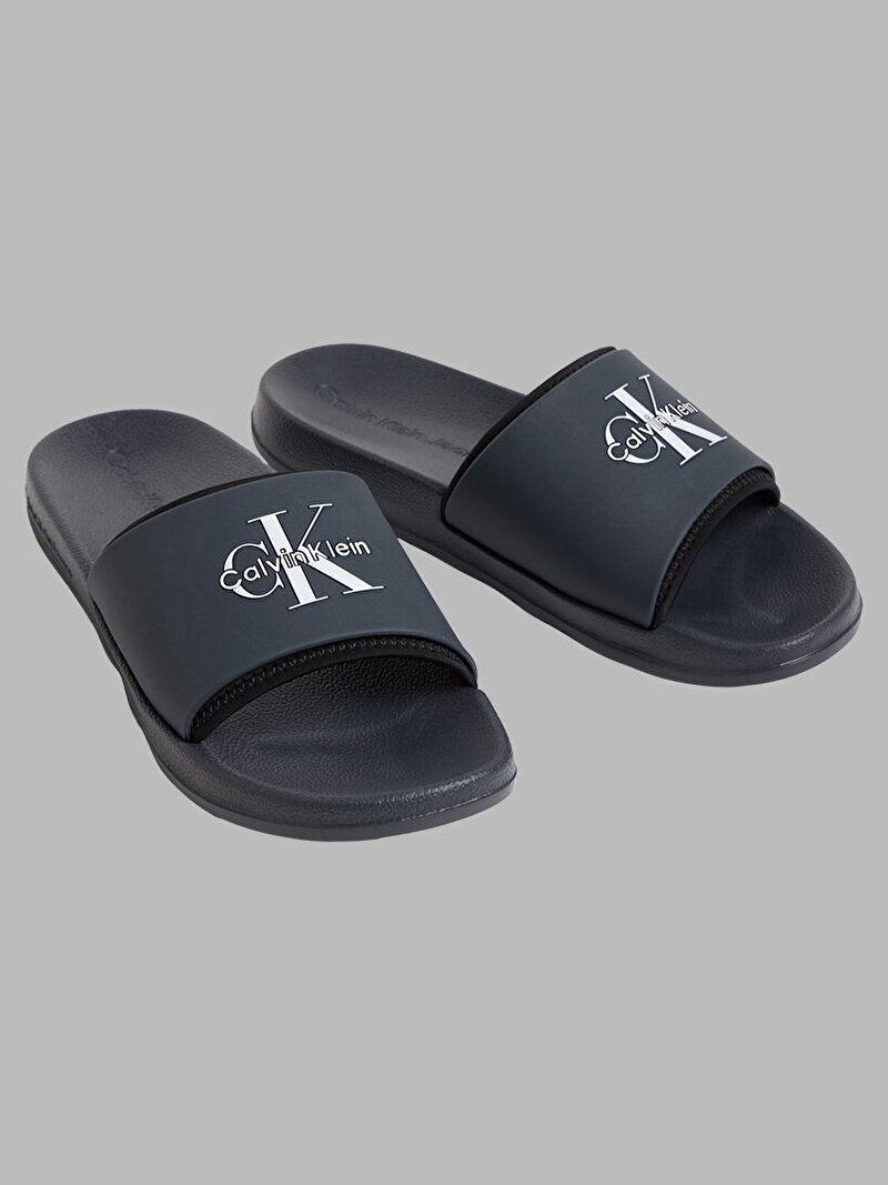 Calvin Klein Lacivert Renkli Erkek Essential Rubber Terlik