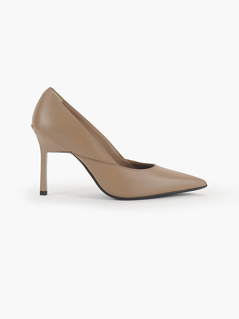 Calvin Klein Kahverengi Renkli Kadın Geo Stiletto Ayakkabı