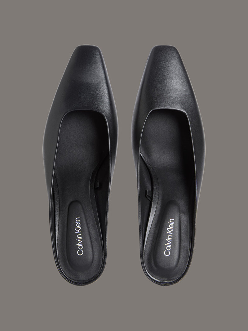 Calvin Klein Siyah Renkli Kadın Heel Mule Topuklu Ayakkabı
