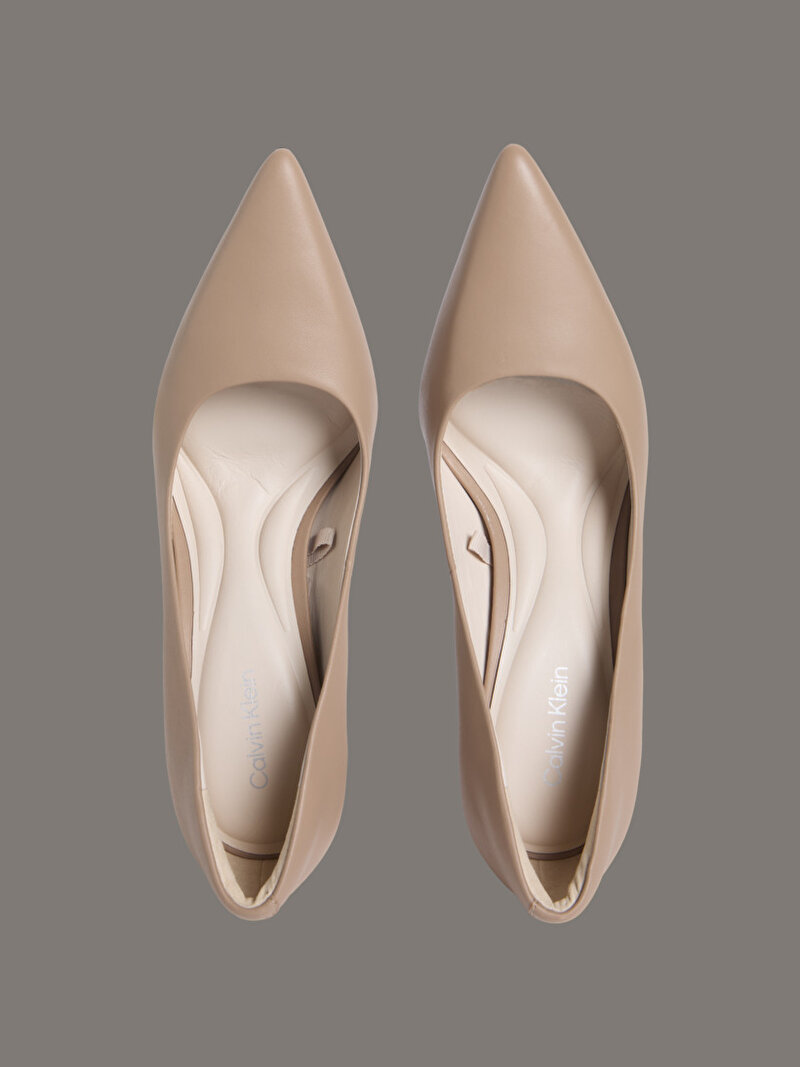 Calvin Klein Bej Renkli Kadın Topuklu Ayakkabı