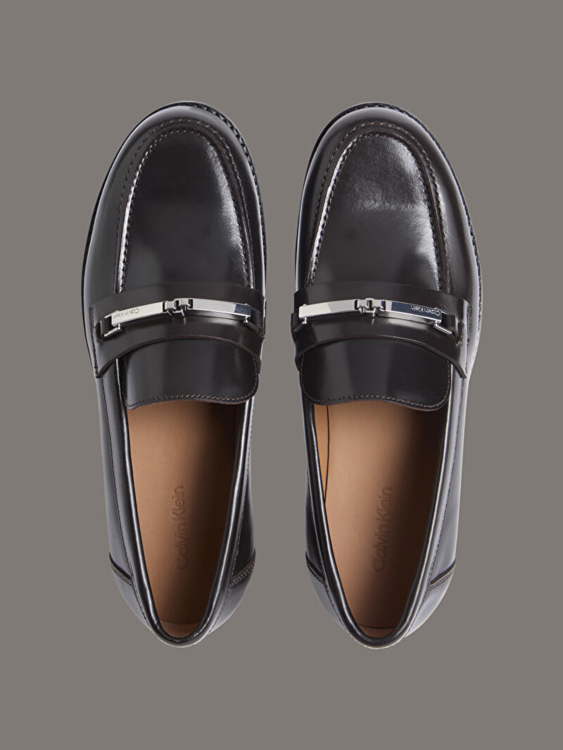 Calvin Klein Kahverengi Renkli Kadın Moc Loafer