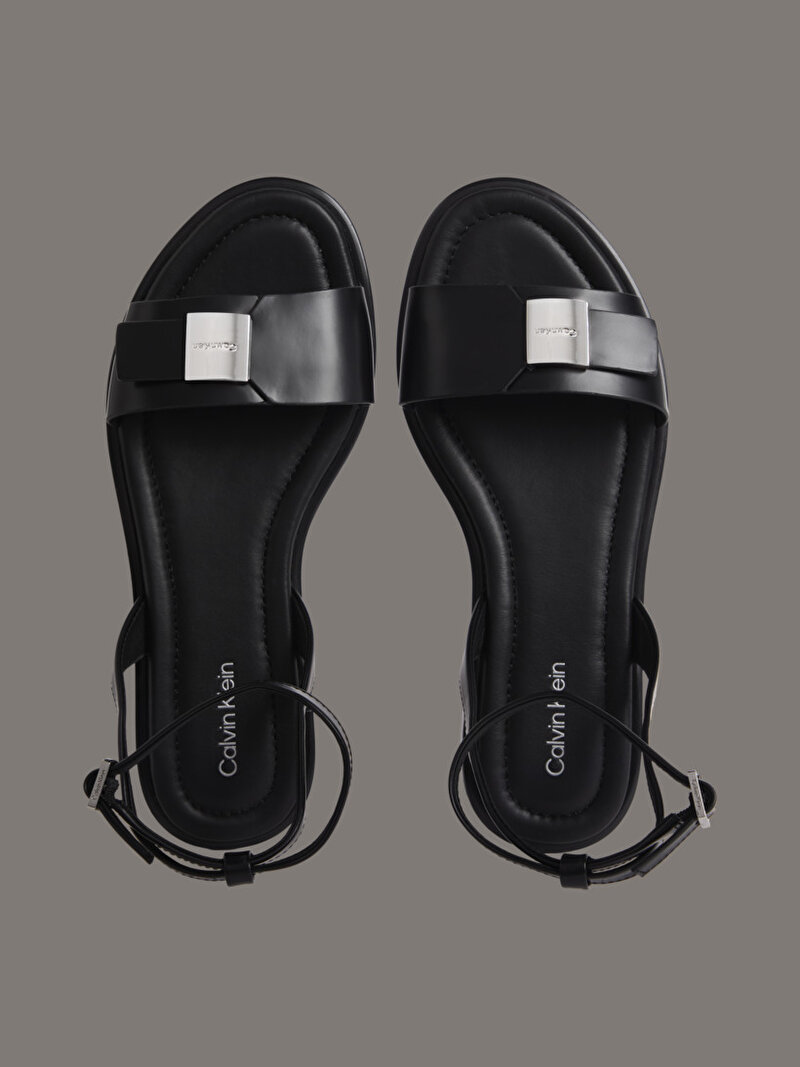 Calvin Klein Siyah Renkli Kadın Flat Sandalet