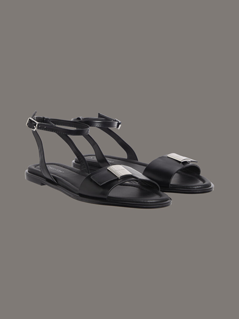 Calvin Klein Siyah Renkli Kadın Flat Sandalet