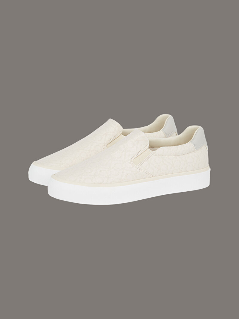 Calvin Klein Bej Renkli Kadın Vulc Slip On Sneaker