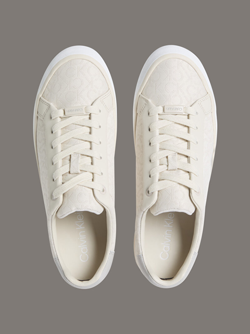 Calvin Klein Bej Renkli Kadın Vulcanic Laceup Sneaker