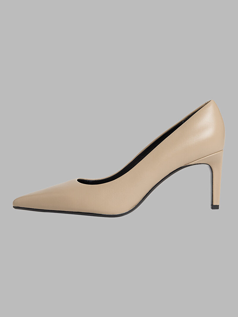 Calvin Klein Bej Renkli Kadın Essential Stiletto 70s Topuklu Ayakkabı