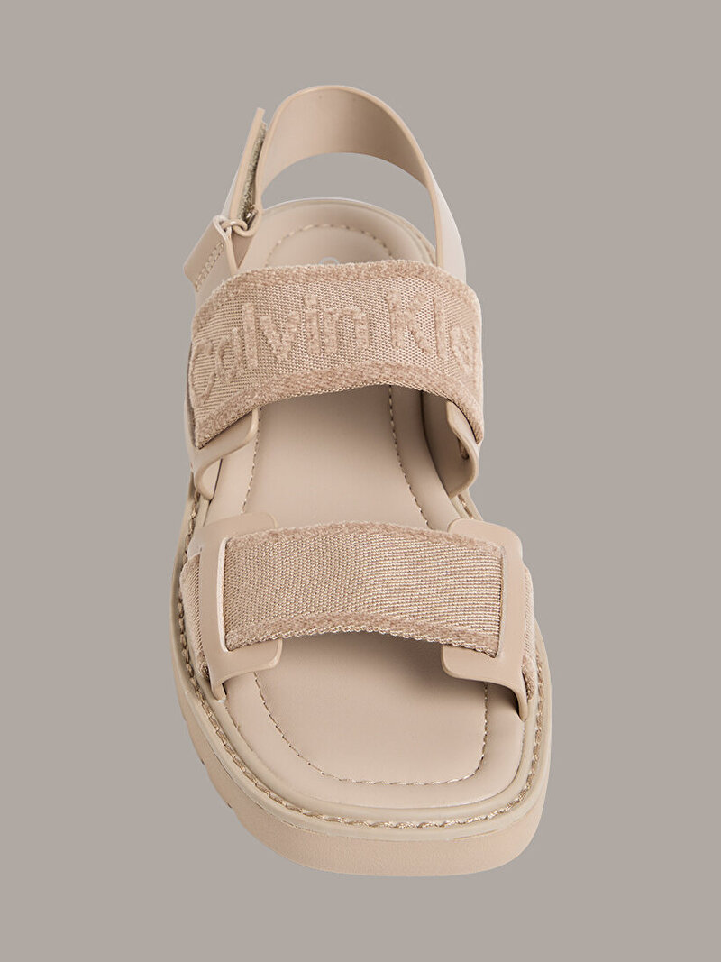 Calvin Klein Bej Renkli Kadın Molded Sandalet