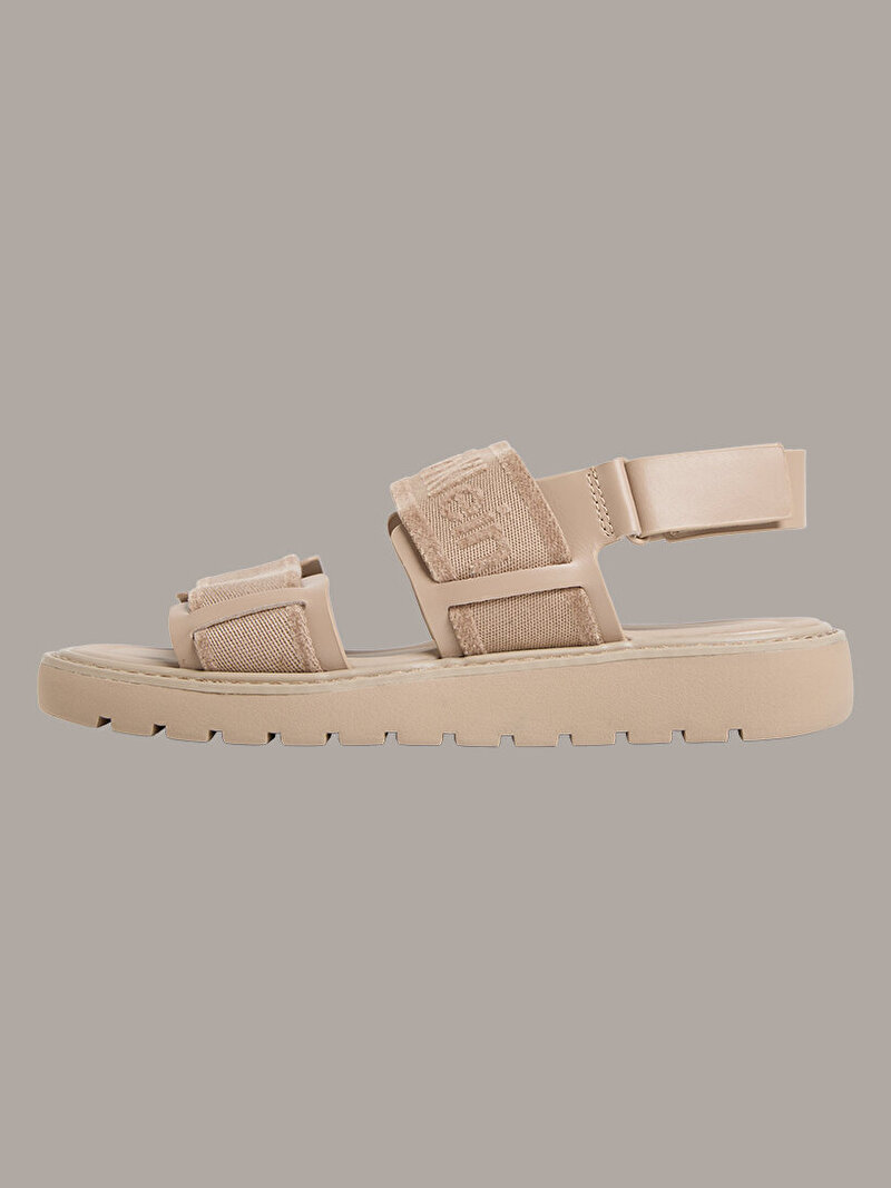 Calvin Klein Bej Renkli Kadın Molded Sandalet