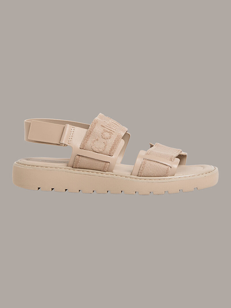 Calvin Klein Bej Renkli Kadın Molded Sandalet