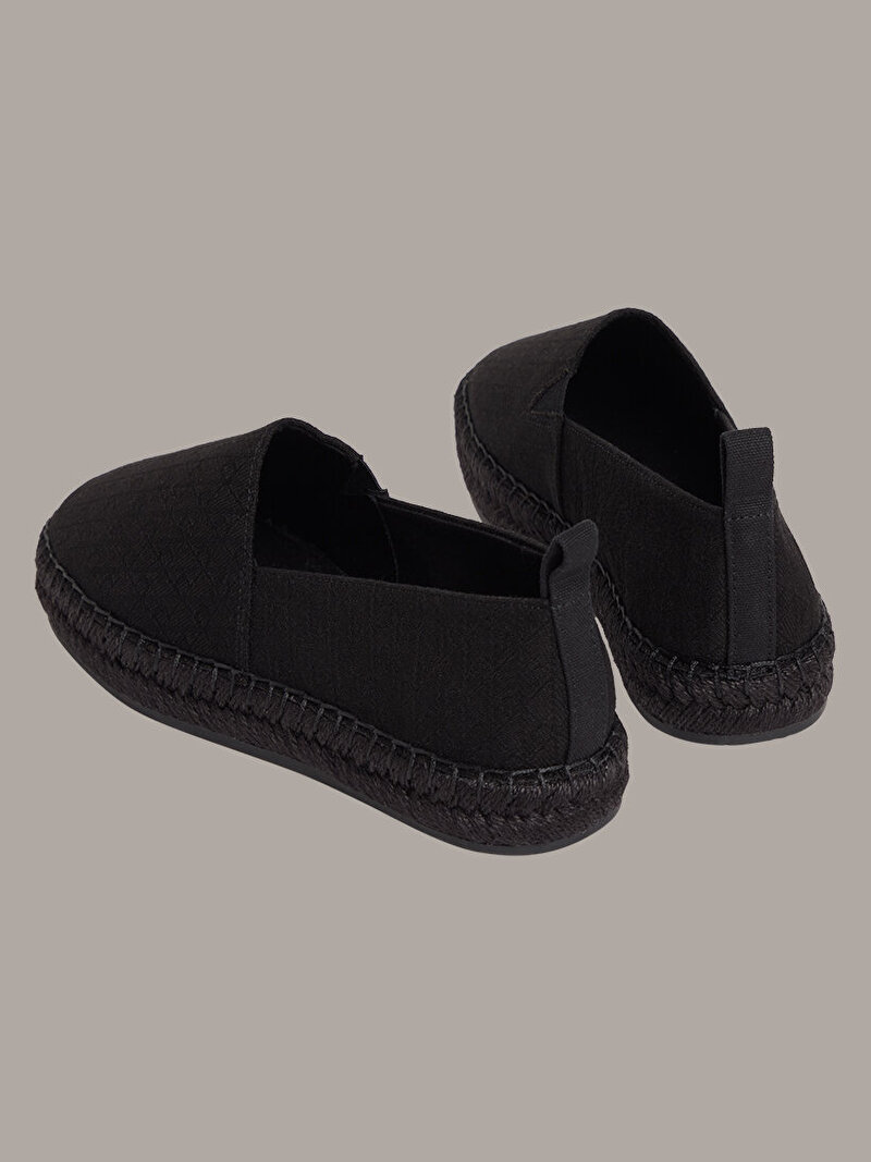 Calvin Klein Siyah Renkli Kadın Oblique Espadril