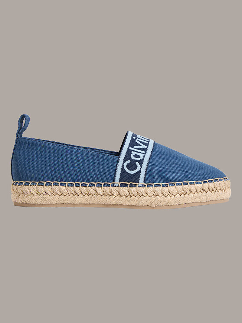Calvin Klein Mavi Renkli Kadın Oblique Espadril