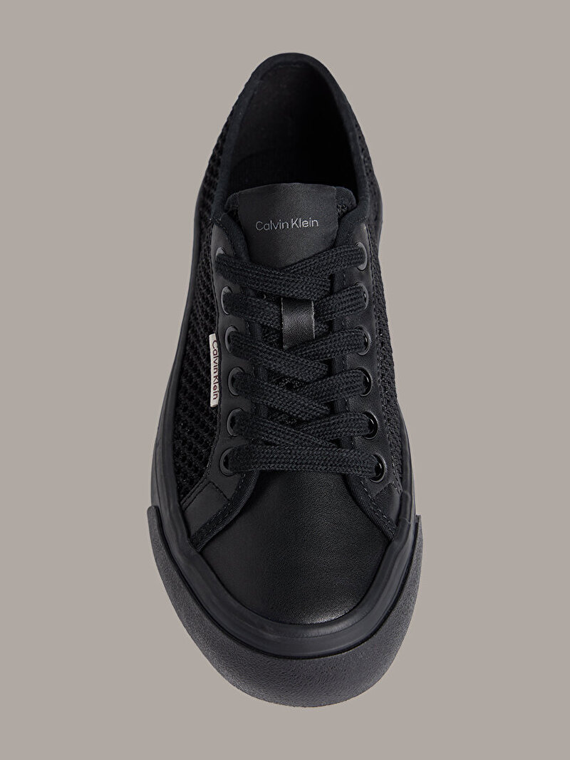 Calvin Klein Siyah Renkli Kadın Vulcanic Flatform Laceup Sneaker