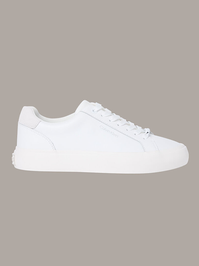 Calvin Klein Beyaz Renkli Kadın Vulcanic Lace Up Sneaker