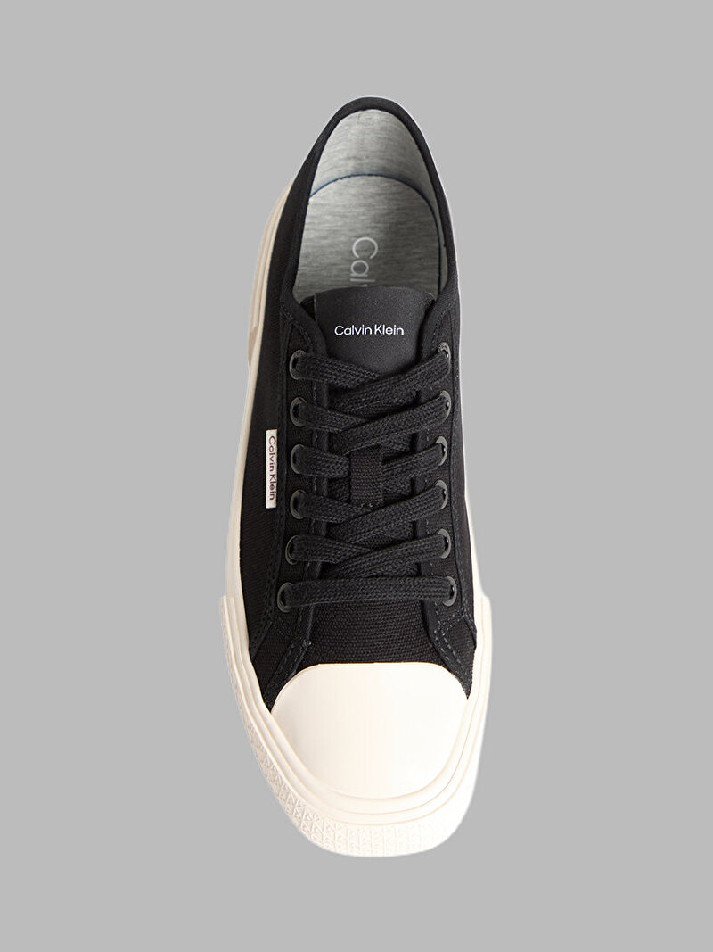 Calvin Klein Siyah Renkli Kadın Vulc Lace Up Canvas Sneaker