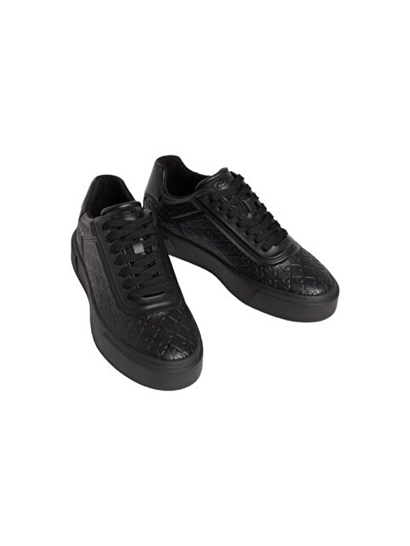 Calvin Klein Siyah Renkli Kadın Basket Cups Laceup Sneaker
