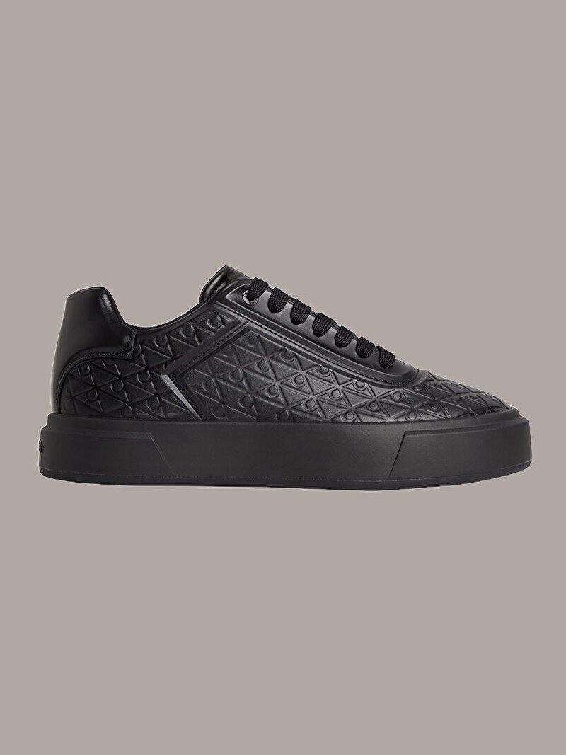 Calvin Klein Siyah Renkli Kadın Basket Cups Laceup Sneaker