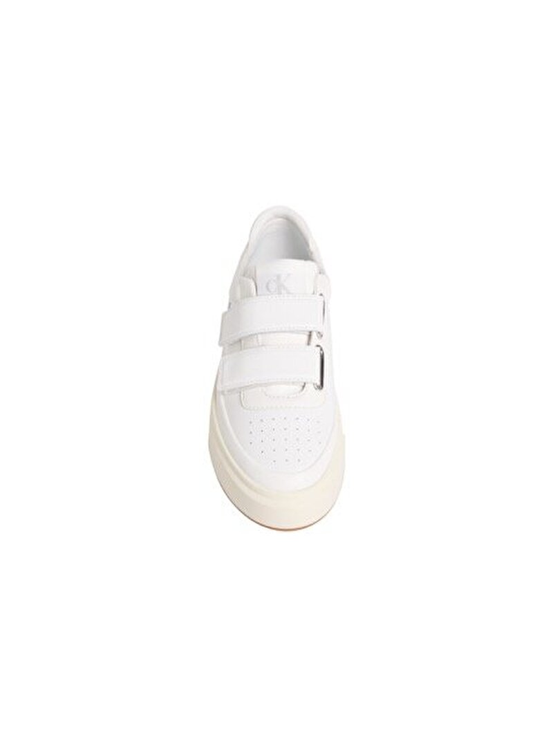 Calvin Klein Beyaz Renkli Kadın Basket Cups Velcro Sneaker