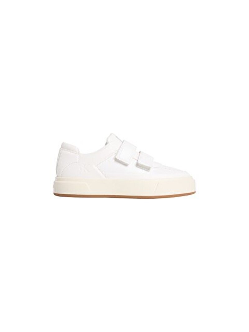 Calvin Klein Beyaz Renkli Kadın Basket Cups Velcro Sneaker
