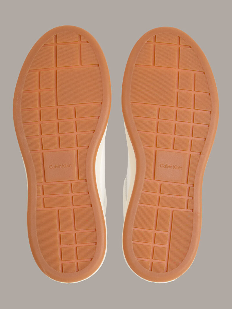 Calvin Klein Beyaz Renkli Kadın Basket Cups Velcro Sneaker
