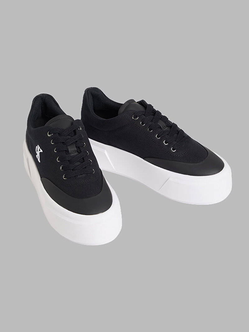 Calvin Klein Siyah Renkli Kadın Flatform Lace Up Sneaker