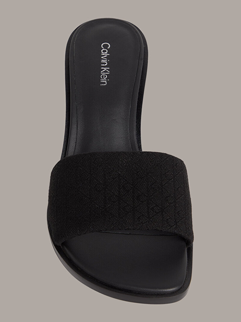 Calvin Klein Siyah Renkli Kadın Block Topuklu Sandalet