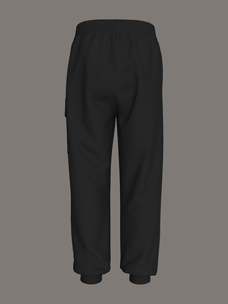 Calvin Klein Siyah Renkli Erkek Çocuk Basdge Relaxed Eşofman Altı