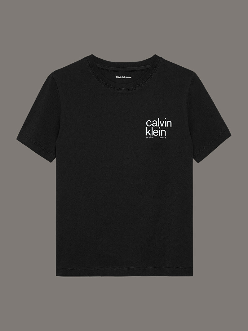 Calvin Klein Siyah Renkli Erkek Çocuk Regular Small Graphic T-shirt
