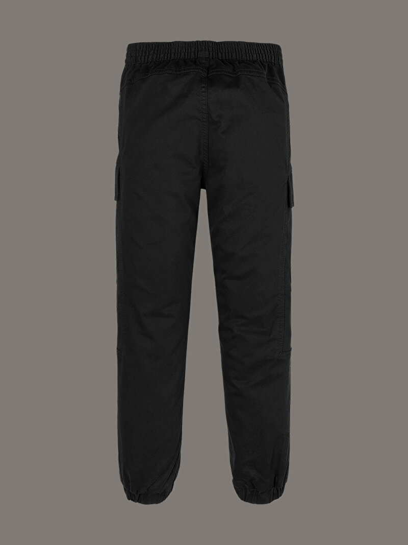Calvin Klein Siyah Renkli Erkek Çocuk Essential Woven Cargo Pantolon