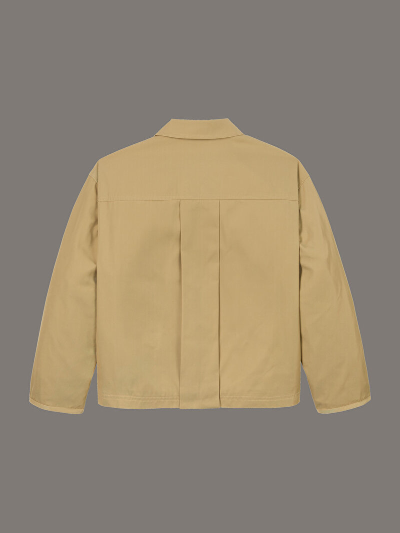 Calvin Klein Bej Renkli Erkek Çocuk Workwear Ceket