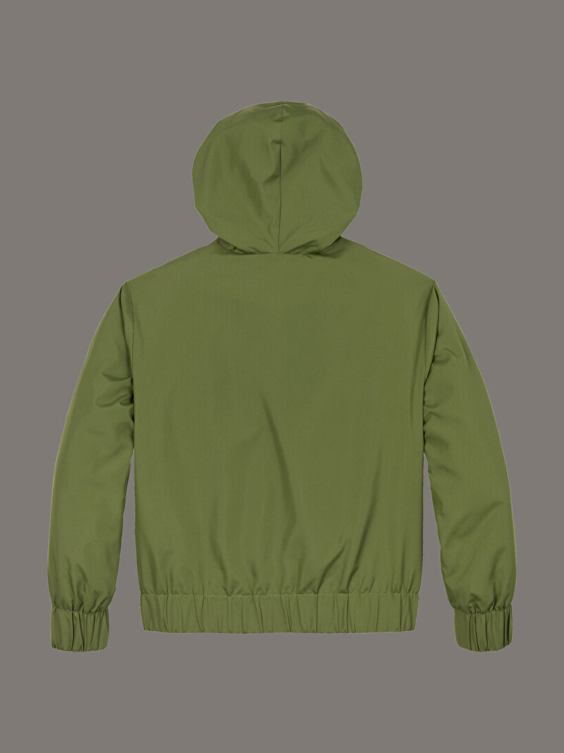 Calvin Klein Yeşil Renkli Erkek Çocuk Monologo Essential Rüzgarlık Ceket