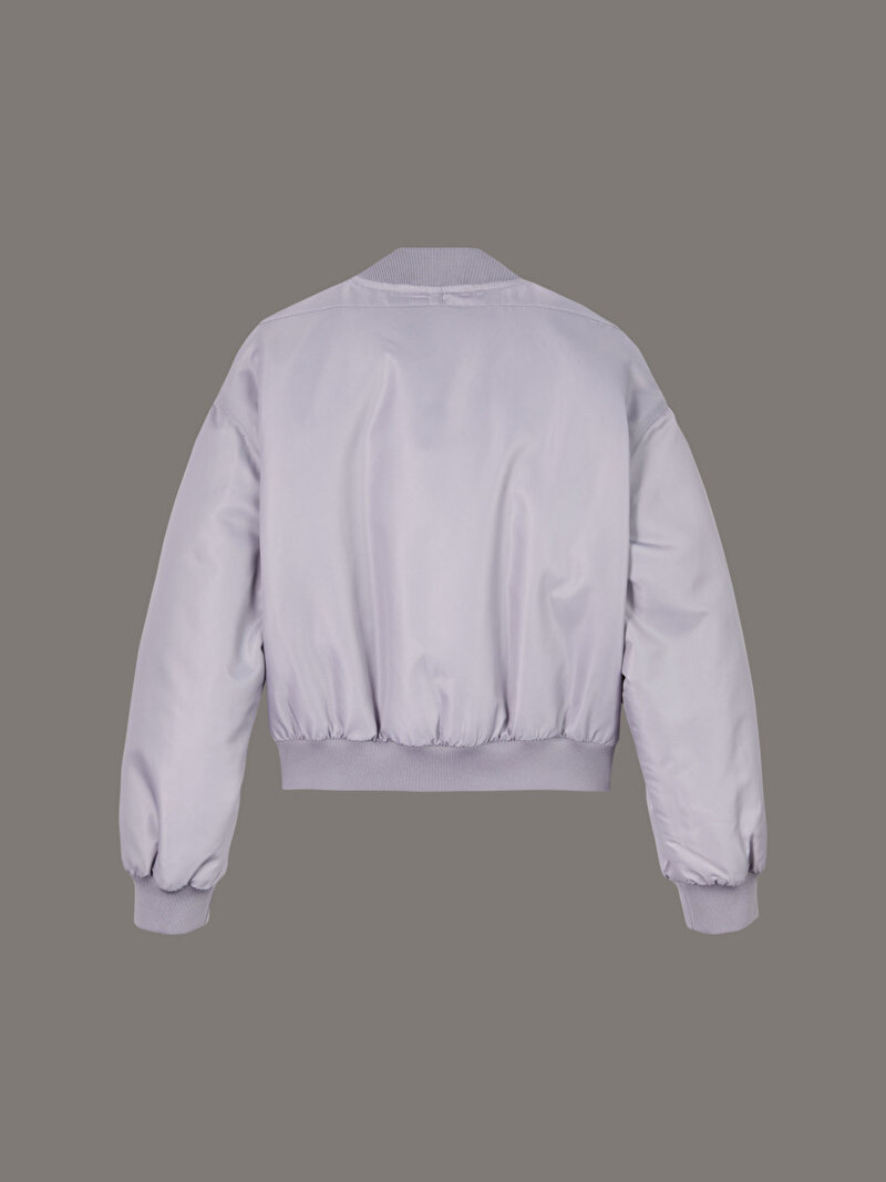 Calvin Klein Mor Renkli Kız Çocuk Light Hero Bomber Ceket