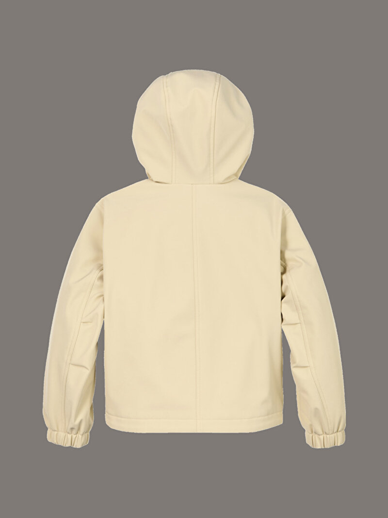 Calvin Klein Bej Renkli Kız Çocuk Technical Parka