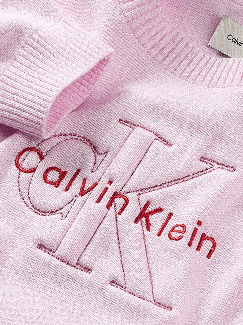 Calvin Klein Pembe Renkli Kız Çocuk Monologo Kazak
