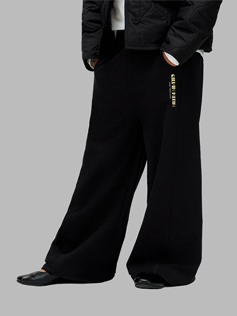 Calvin Klein Siyah Renkli Kız Çocuk Glitter Eşofman Altı