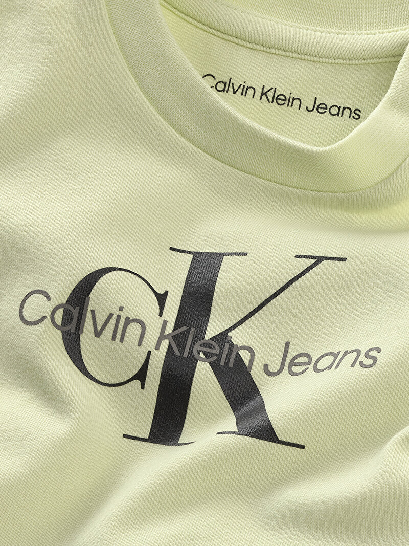 Calvin Klein Yeşil Renkli Bebek Monogram T-shirt