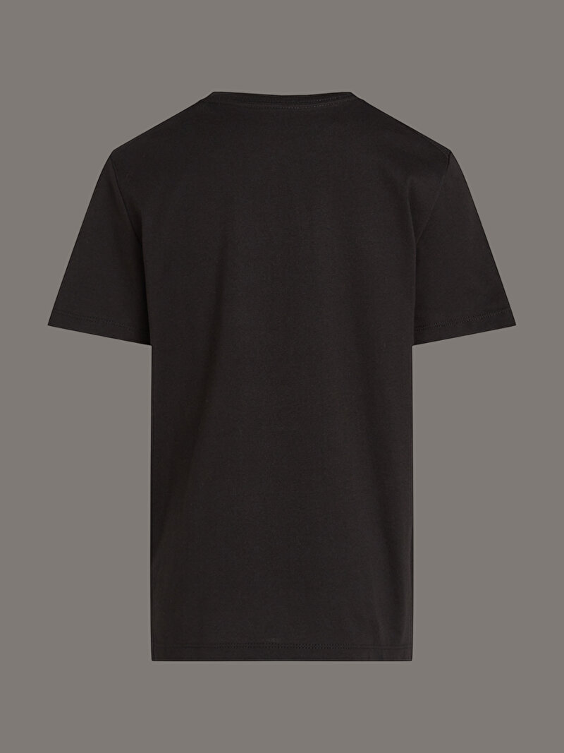 Calvin Klein Siyah Renkli Çocuk Unisex Logo T-shirt
