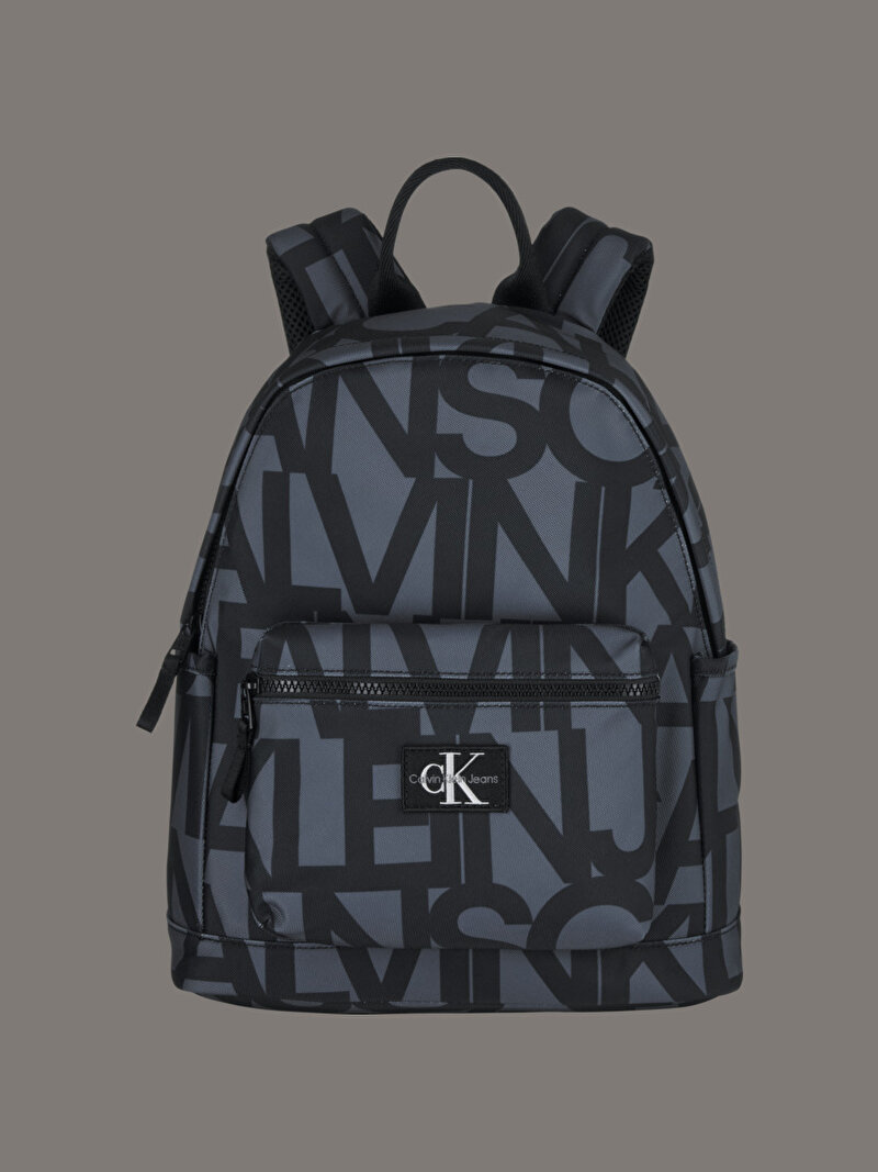 Calvin Klein Mavi Renkli Çocuk Unisex Logo Sırt Çantası