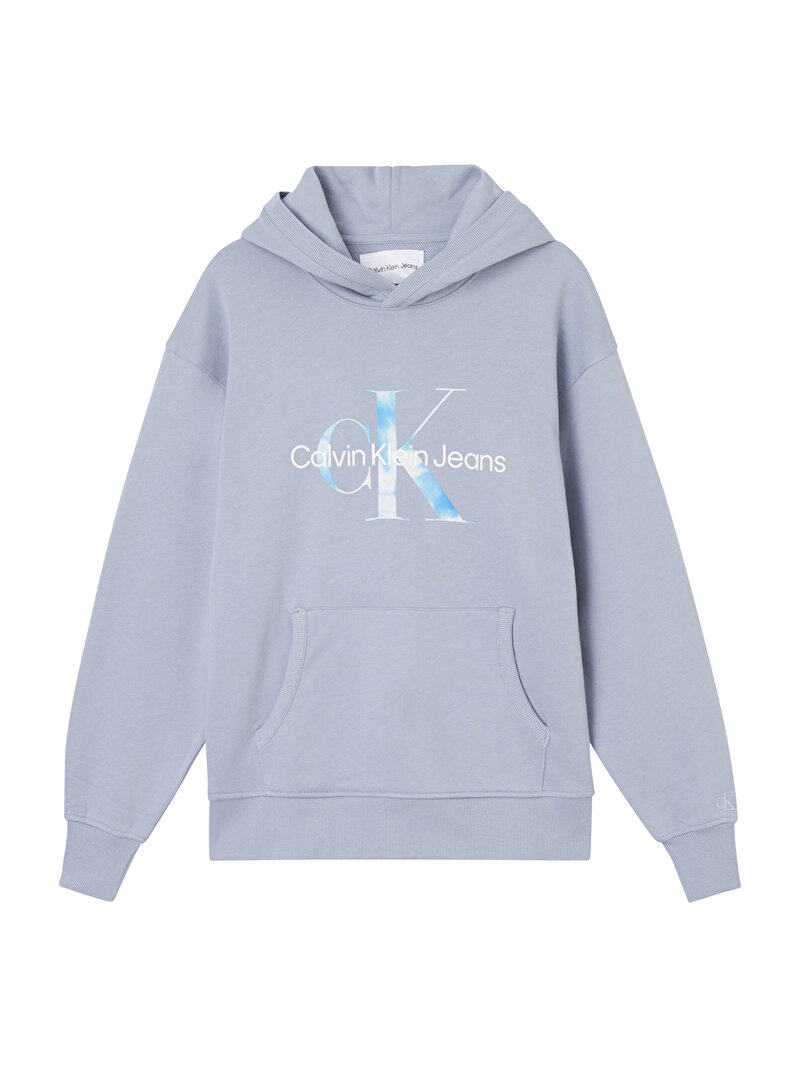 Kadın Aqua Monogram Hoodie Sweatshirt