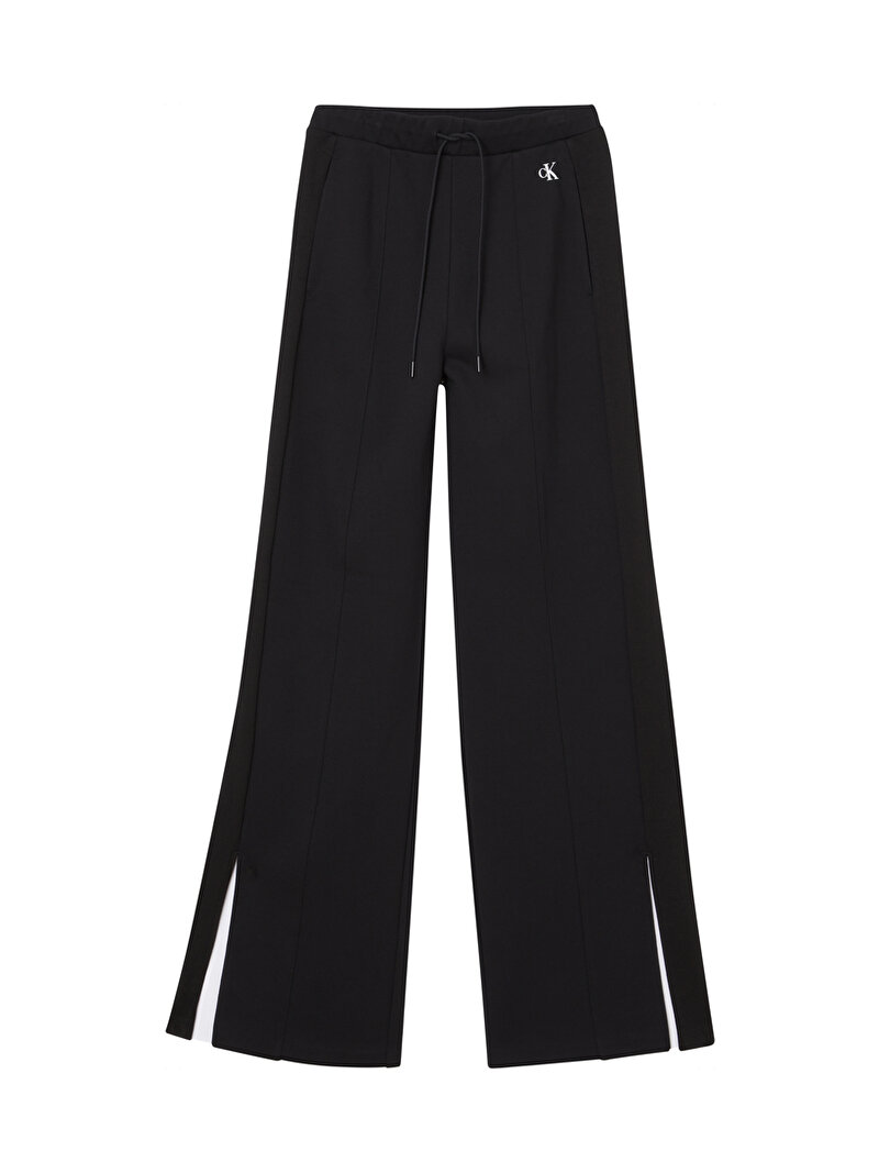 Calvin Klein Siyah Renkli Kadın Side Rib Straight Pantolon