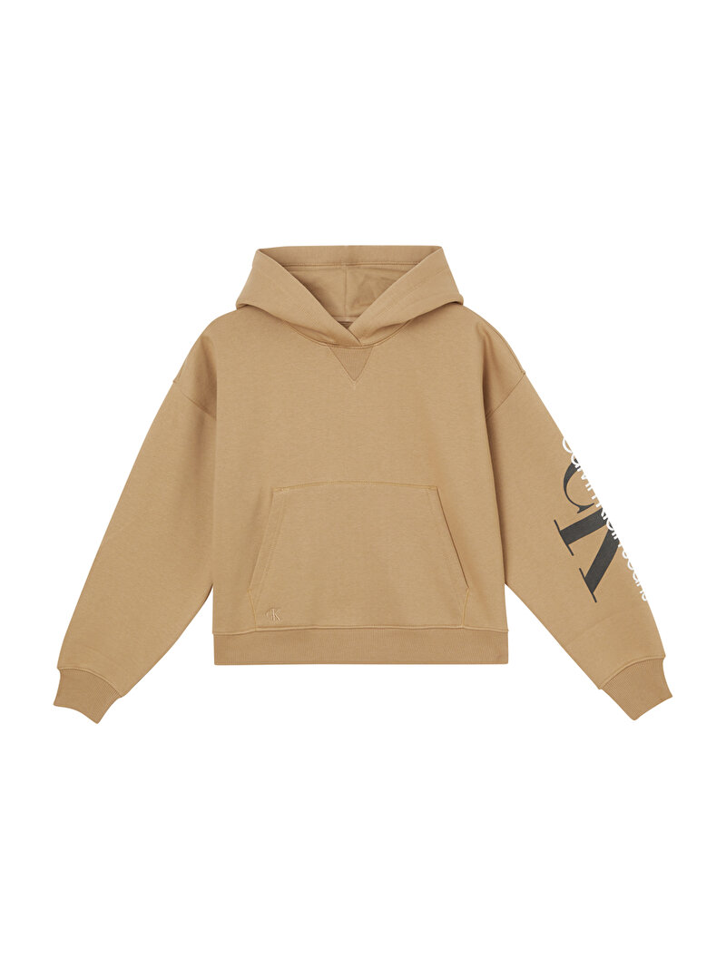 Calvin Klein Kahverengi Renkli Kadın Gradient Monologo Sweatshirt