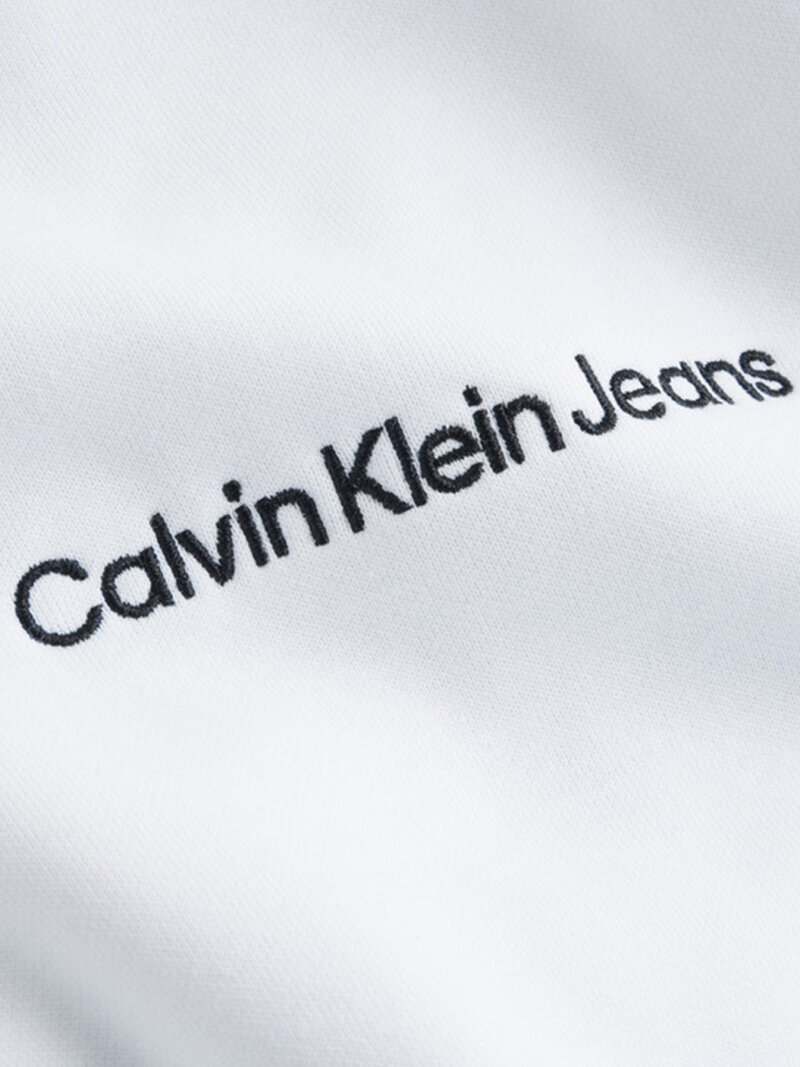 Calvin Klein Beyaz Renkli Kadın Institutional Mock Neck Sweatshirt