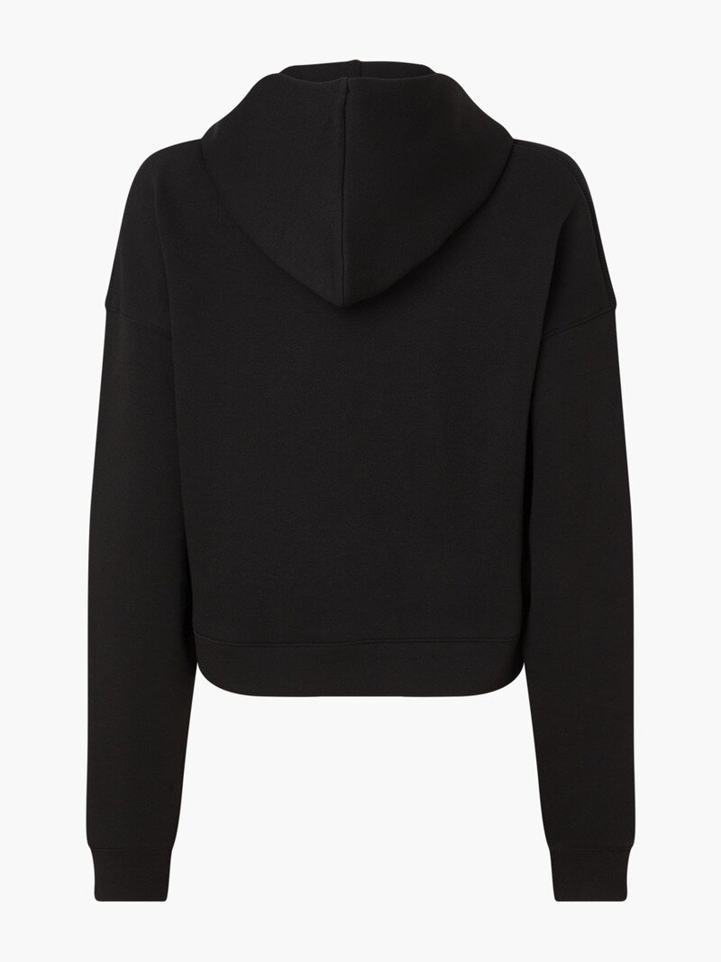 Calvin Klein Siyah Renkli Kadın Rib Insert Interlock Sweatshirt