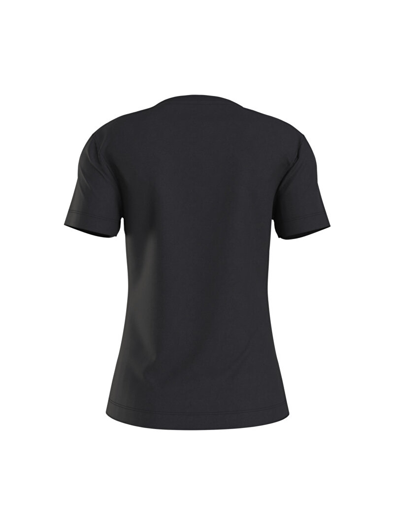 Calvin Klein Siyah Renkli Kadın Kadın Stripe Logo T-Shirt