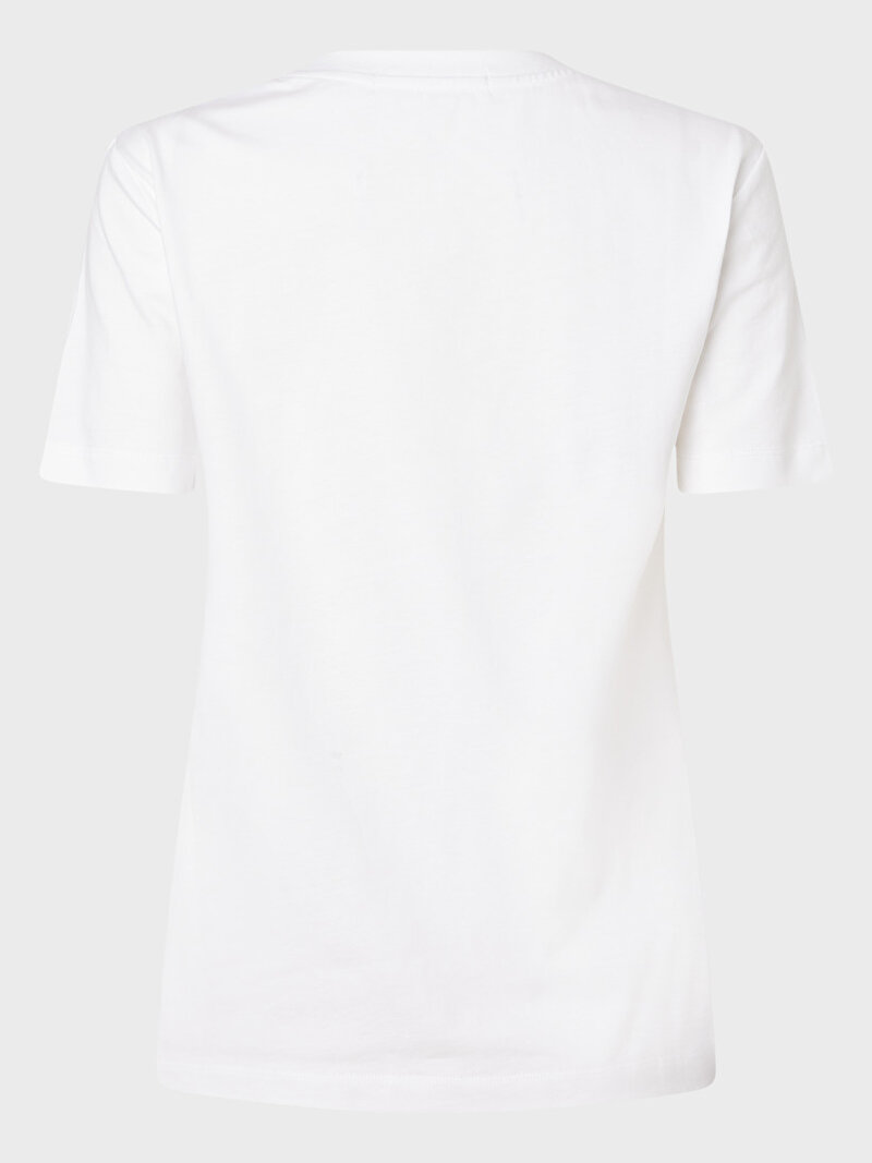 Calvin Klein Beyaz Renkli Kadın Floral Photoprint T-Shirt
